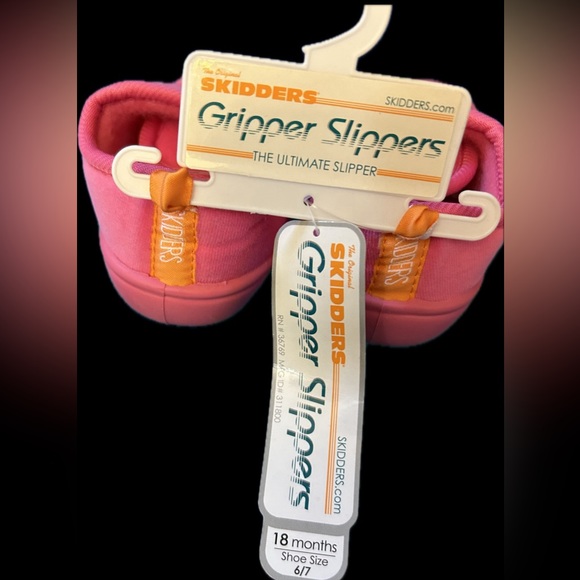 Skidders Gripper Slippers Pink Size 6 (18 months) NWT - Picture 2 of 3